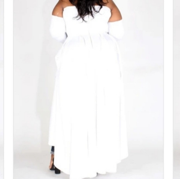 Long white top - Picture 3 of 3